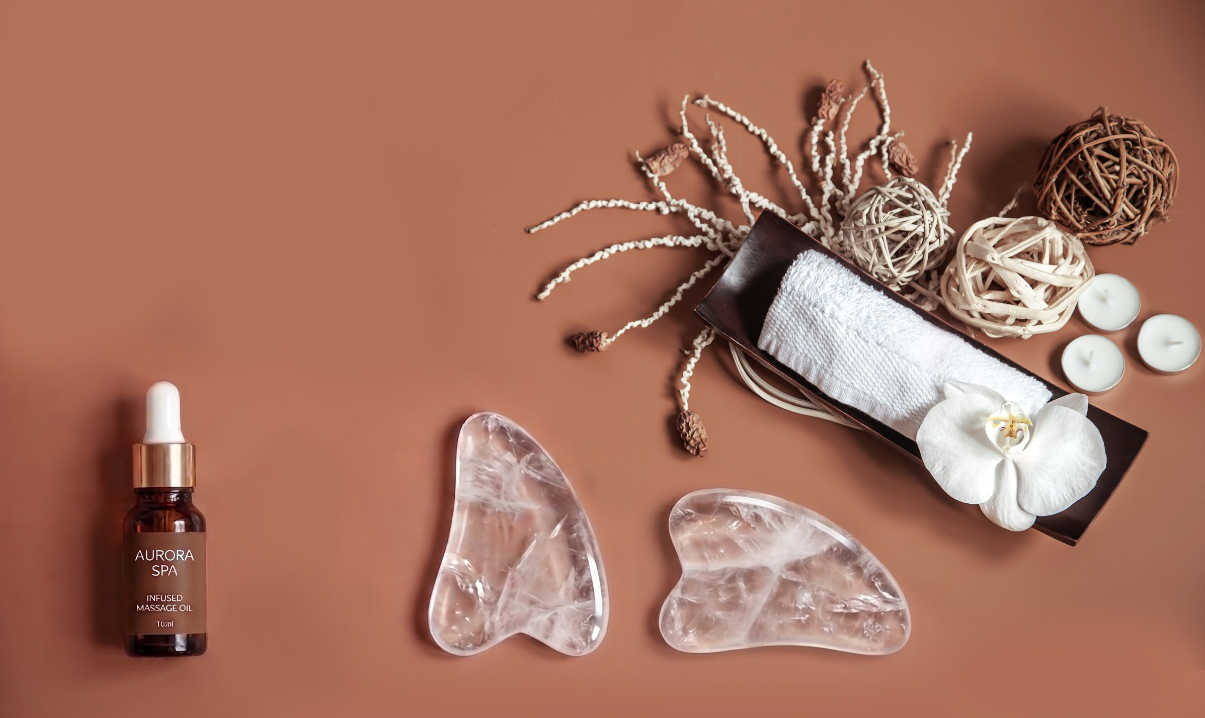 Gua Sha Healing Gemstone Massage Tools 