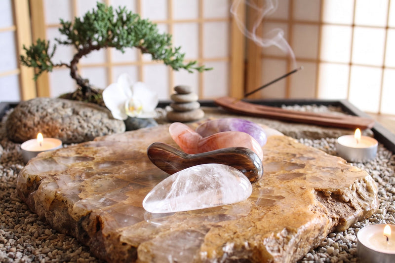 Healing Crystal Gemstone Massage Tools