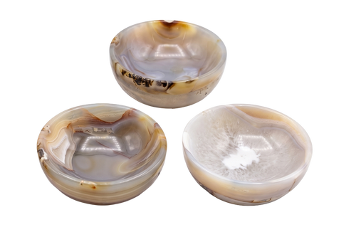 Agate Gemstone Bowl Carvings  4-12 in - Price per Piece