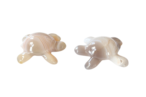 Agate Small Turtle Carvings - Price per Piece