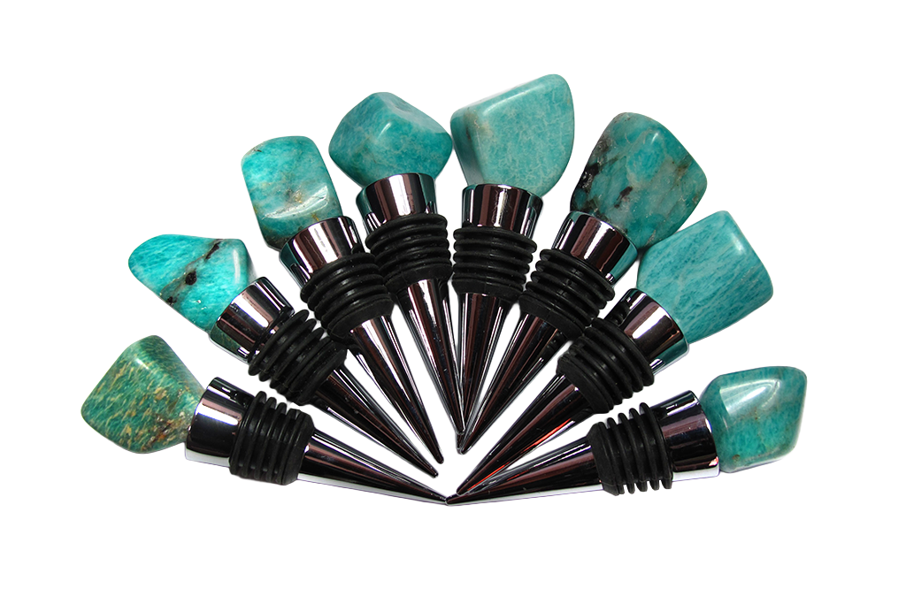 Amazonite Bottle Stoppers - Polished - Price per Piece
