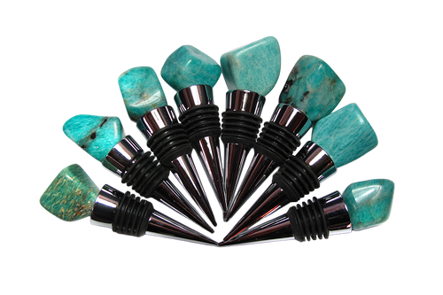 Amazonite Bottle Stoppers - Polished - Price per Piece