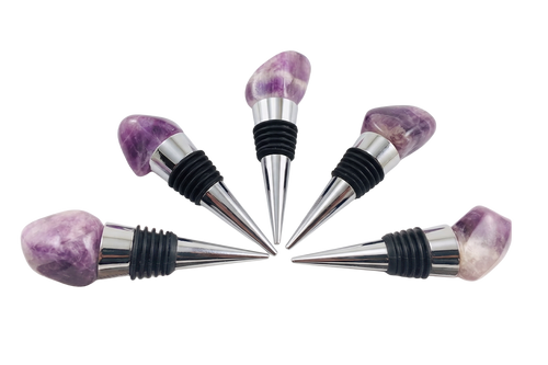 Amethyst Bottle Stoppers - Polished - Price per Piece