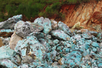 Amazonite Block Rough. Price per Kg