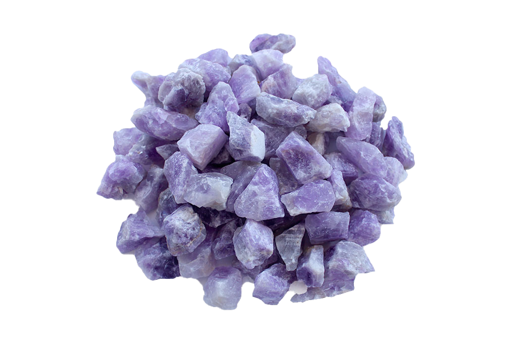 Amethyst Banded Gem Decor Rough. 1 Kg Bag