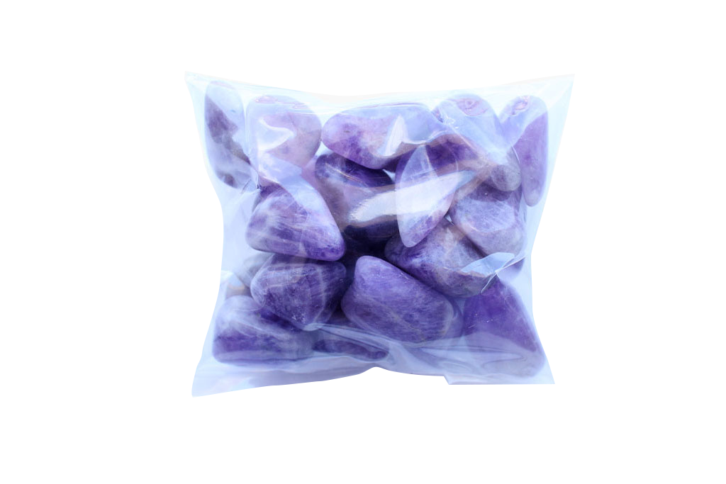 Amethyst Tumble Stones. 1 Kg Bag