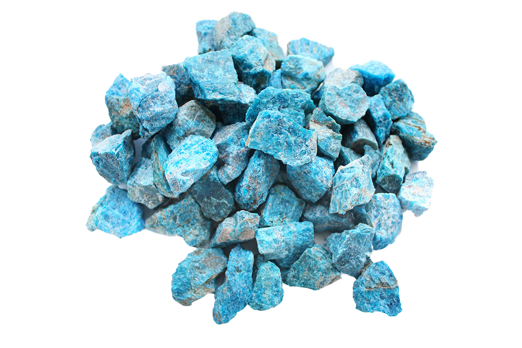 Apatite Gem Decor Rough. 1 Kg Bag