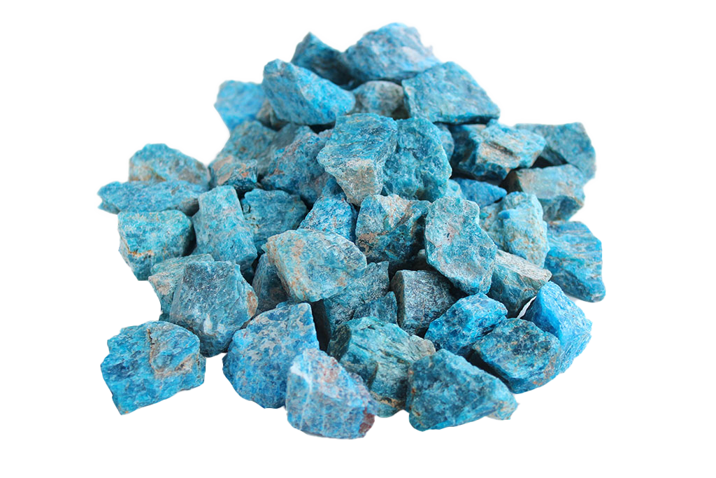 Apatite Gem Decor Rough. 1 Kg Bag