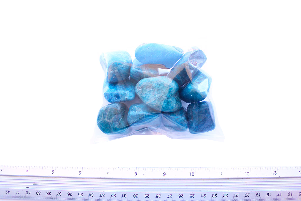 Apatite Tumble Stones. 1 Kg Bag