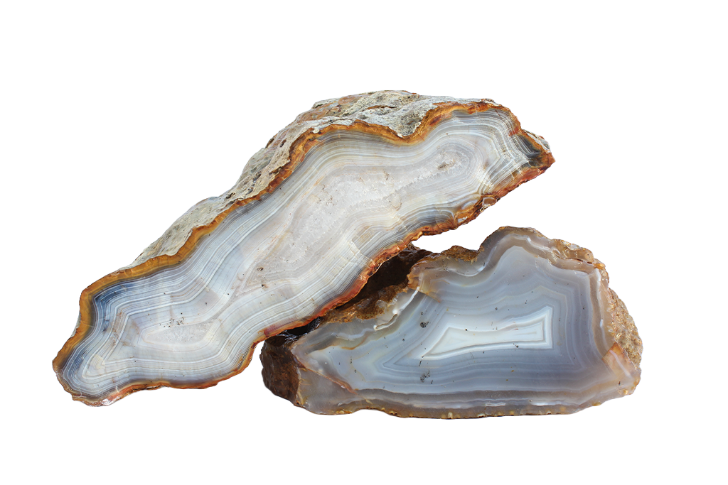 Agate - Banded - Block Rough. Price per Kg