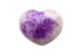 Amethyst Gemstone Heart Carvings - 2.5 in - Price per Piece
