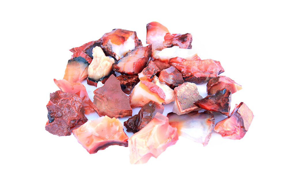 Carnelian Gem Decor Rough. 1 Kg Bag