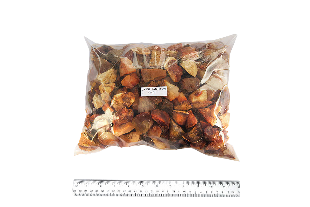 Carnelian Gem Decor Rough. 1 Kg Bag