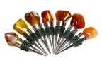 Carnelian Bottle Stoppers - Polished - Price per Piece