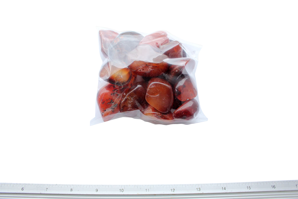 Carnelian Tumble Stones. 1 Kg Bag
