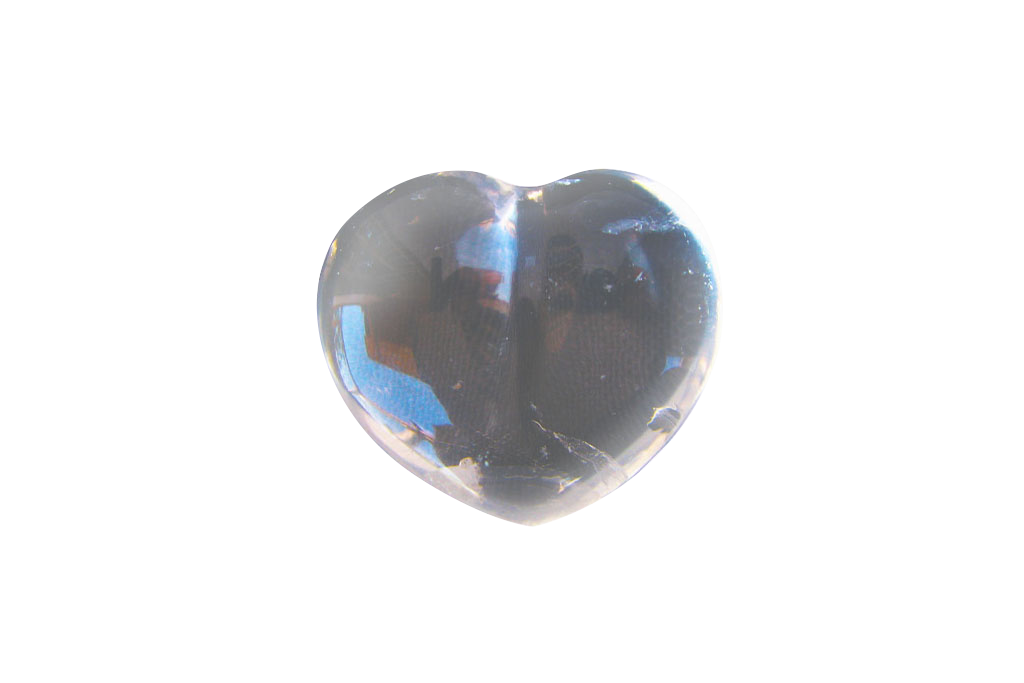 Girasol Gemstone Heart Carvings - 2 in - Price per Piece