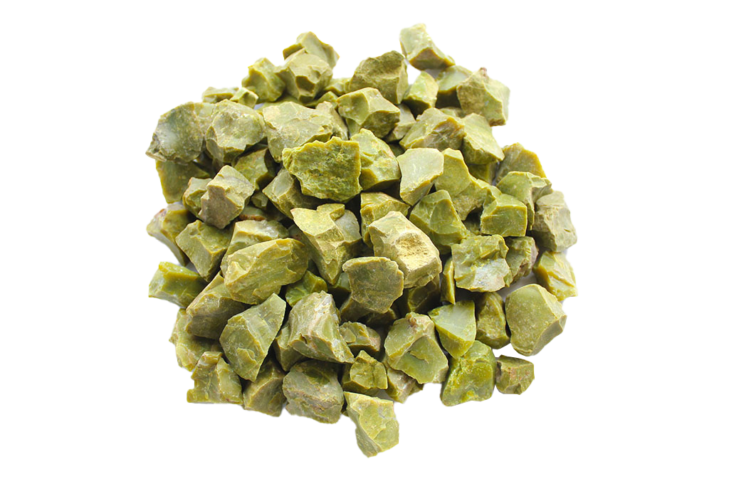 Green Opal Gem Decor Rough. 1 Kg Bag