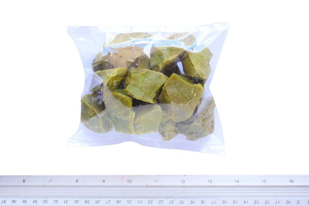 Green Opal Gem Decor Rough. 1 Kg Bag