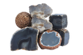Agate - Grey - Block Rough. Price per Kg
