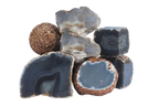 Agate - Grey - Block Rough. Price per Kg