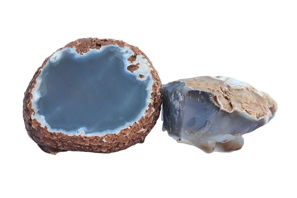 Agate - Grey - Block Rough. Price per Kg