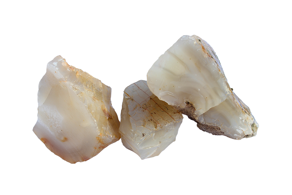 Agate - Ice - Block Rough. Price per Kg