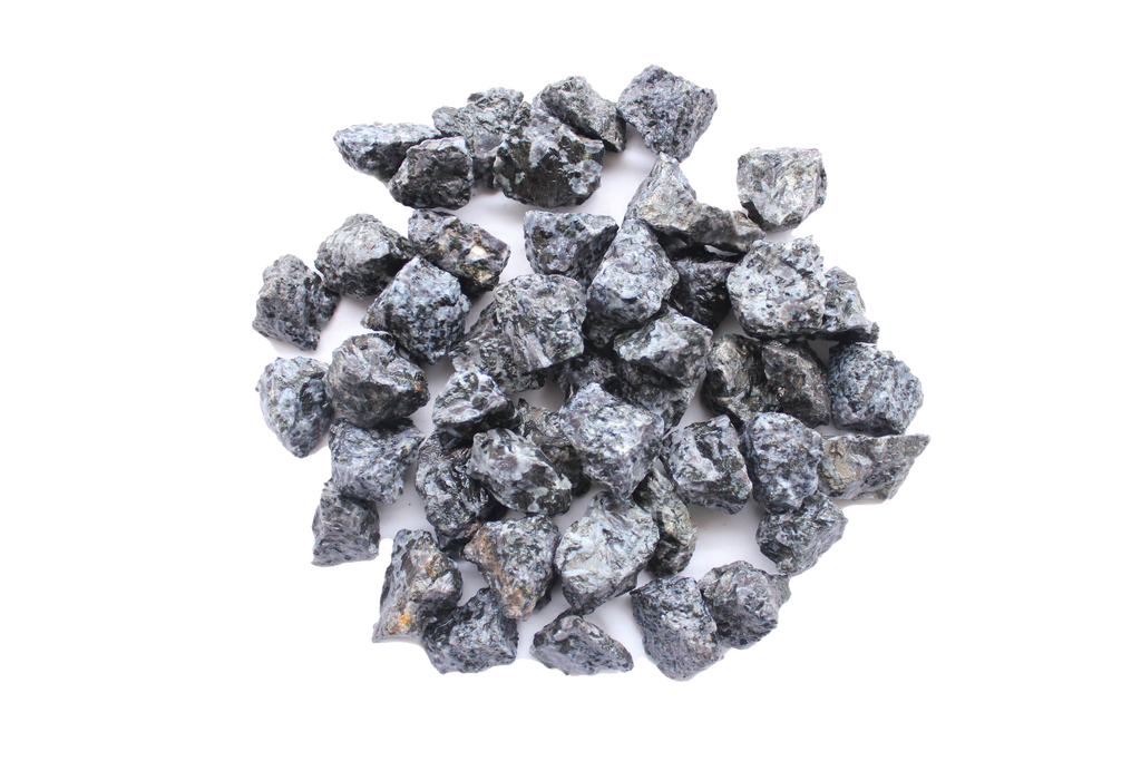 Indigo Gabbro Gem Decor Rough. 1 Kg Bag