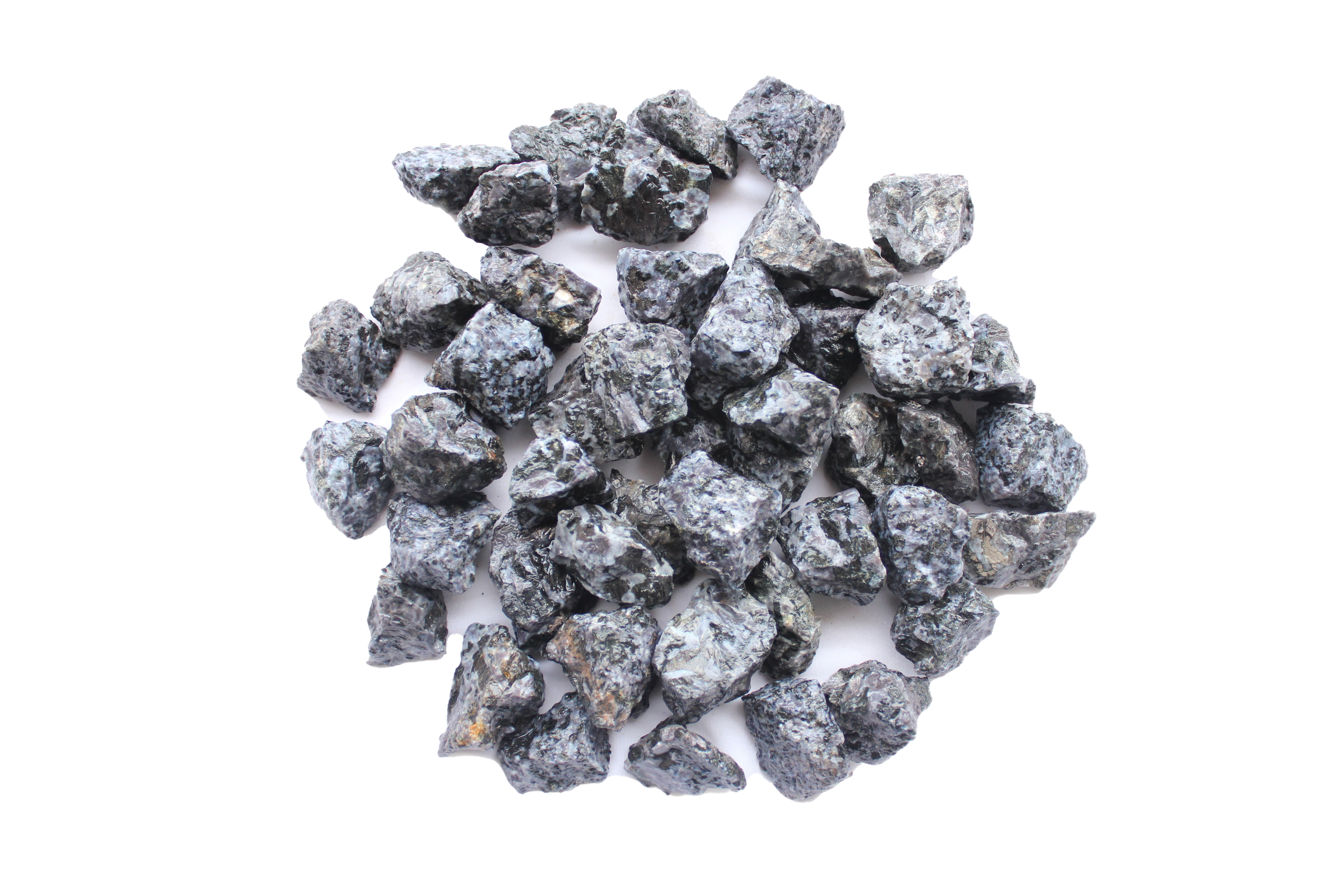 Indigo Gabbro Gem Decor Rough. 1 Kg Bag