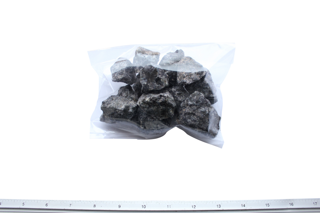 Indigo Gabbro Gem Decor Rough. 1 Kg Bag