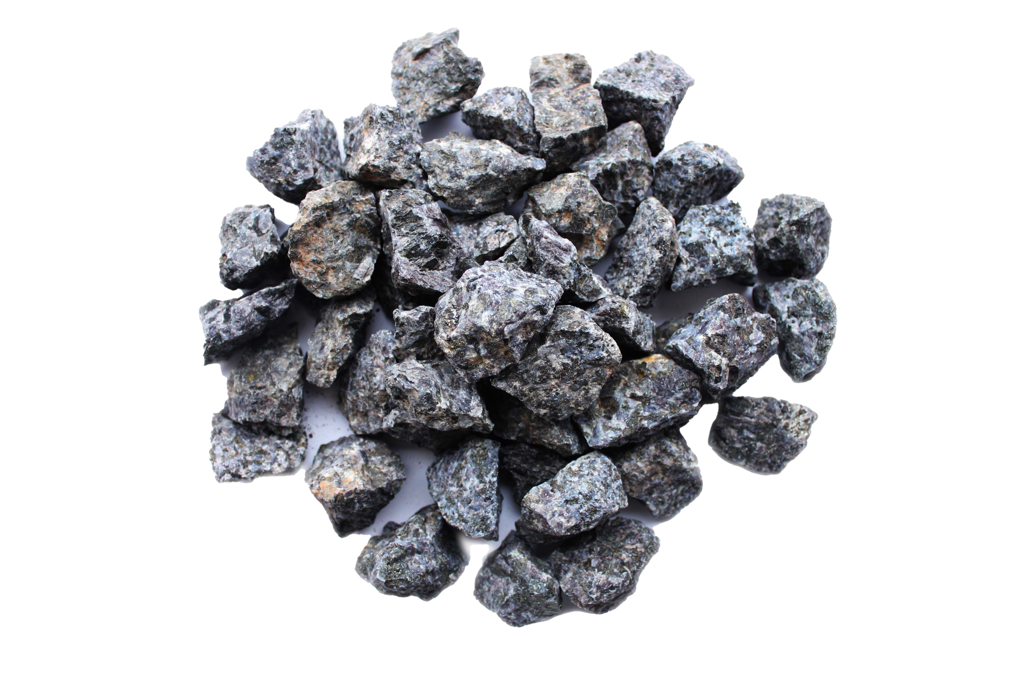 Indigo Gabbro Gem Decor Rough. 1 Kg Bag