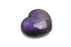 Labradorite - Purple - Gemstone Heart Carvings - 2.5 in - Price per Piece