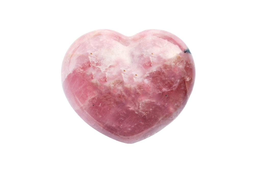 Lavender Rose Quartz Gemstone Heart Carvings - 2.5 in - Price per Piece