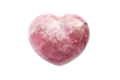 Lavender Rose Quartz Gemstone Heart Carvings - 2.5 in - Price per Piece