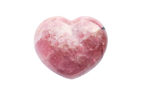 Lavender Rose Quartz Gemstone Heart Carvings - 2.5 in - Price per Piece