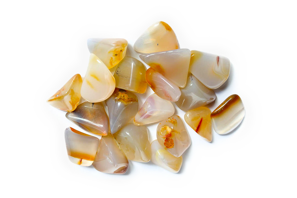 Agate Tumble Stones. 1 Kg Bag