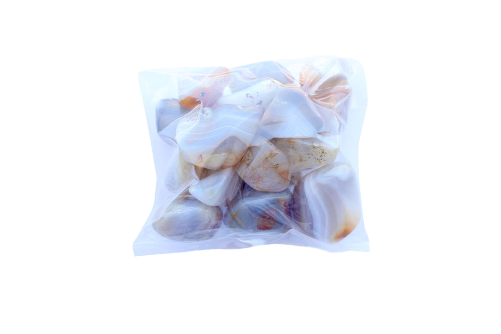 Agate Tumble Stones. 1 Kg Bag