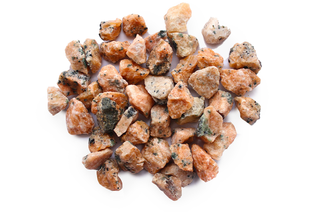 Orange Calcite Gem Decor Rough. 1 Kg Bag