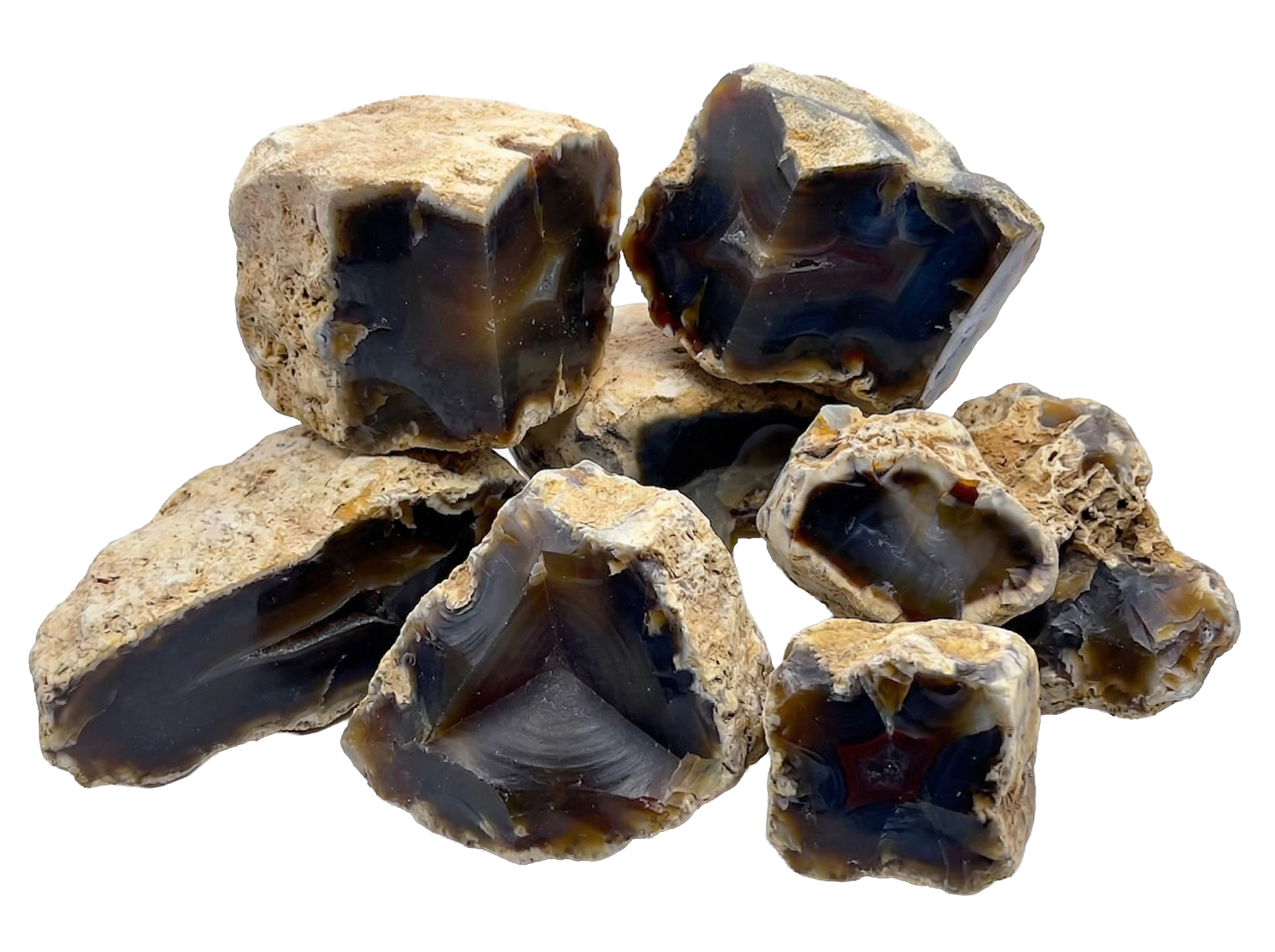 Agate - Orca - Block Rough. Price per Kg