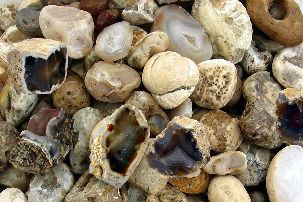 Agate - Orca - Block Rough. Price per Kg
