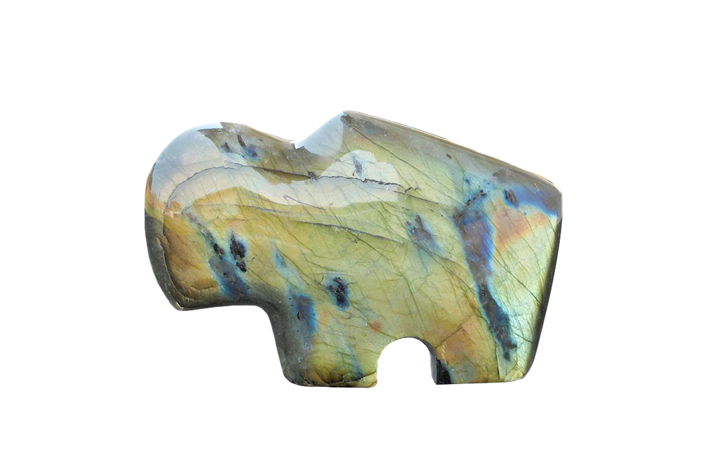 Labradorite Bear Carvings - Price per Piece