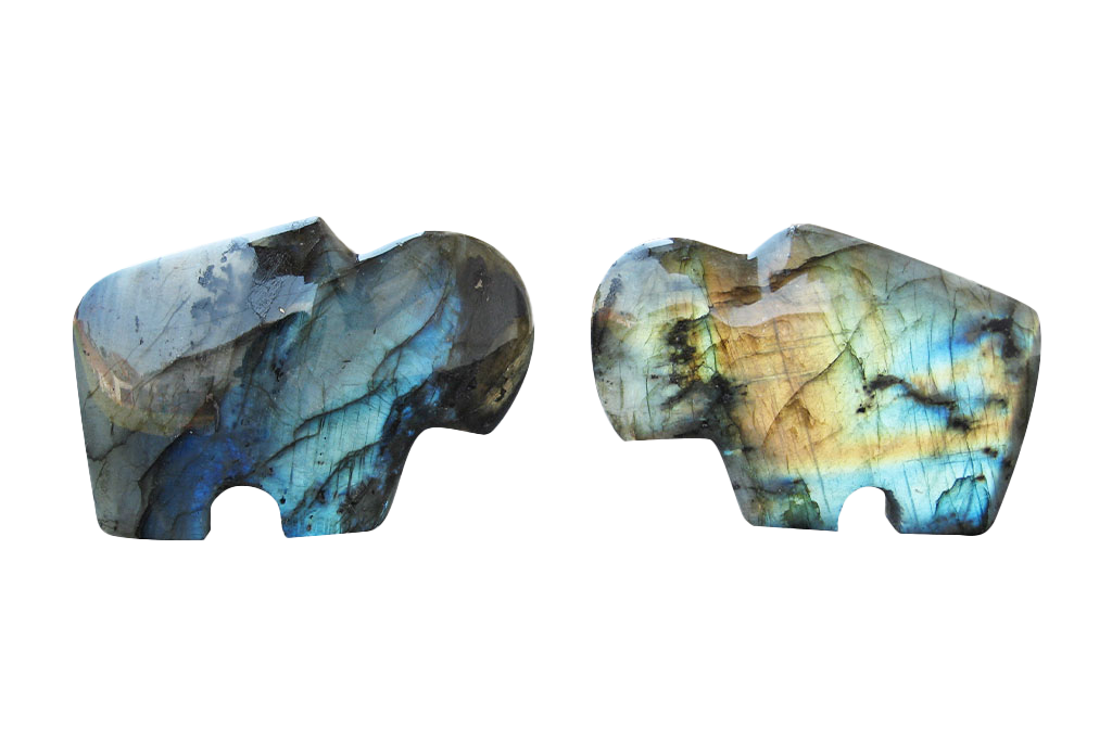 Labradorite Bear Carvings - Price per Piece