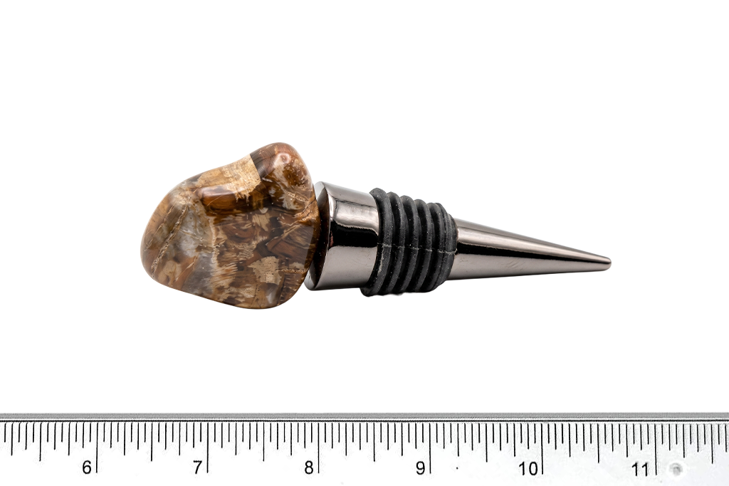 Petrified Wood Bottle Stoppers - Polished - Price per Piece