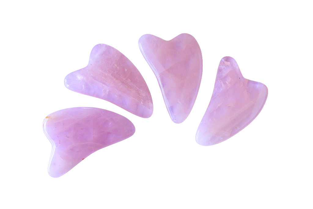 Rose Quartz Gua Sha Massage Tools - Price per Piece