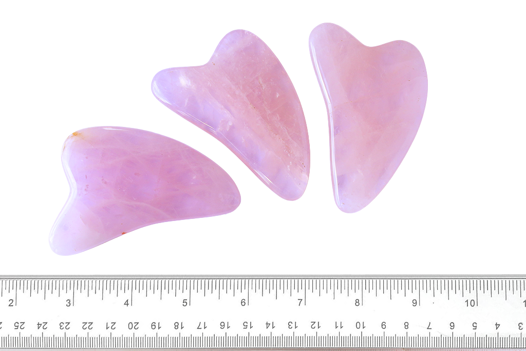 Rose Quartz Gua Sha Massage Tools - Price per Piece