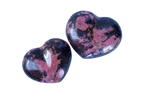 Agate Gemstone Heart Carvings - 2 in - Price per Piece