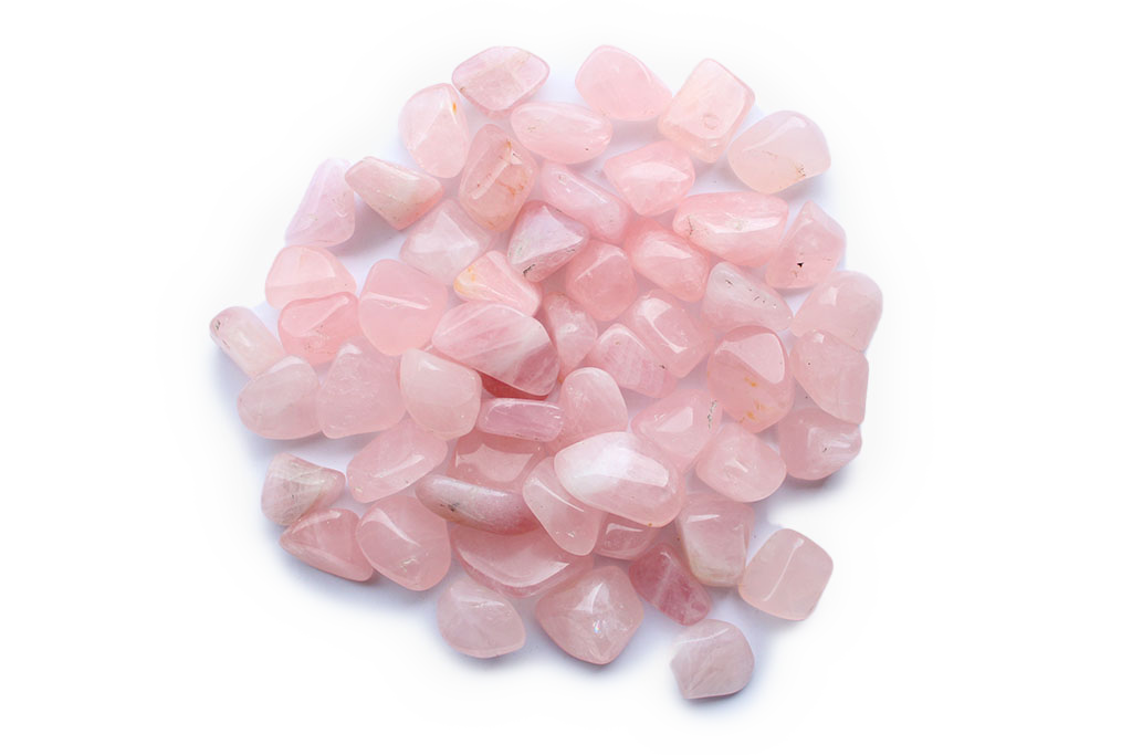 Rose Quartz Tumble Stones. 1 Kg Bag