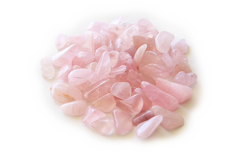 Rose Quartz Tumble Stones. 1 Kg Bag