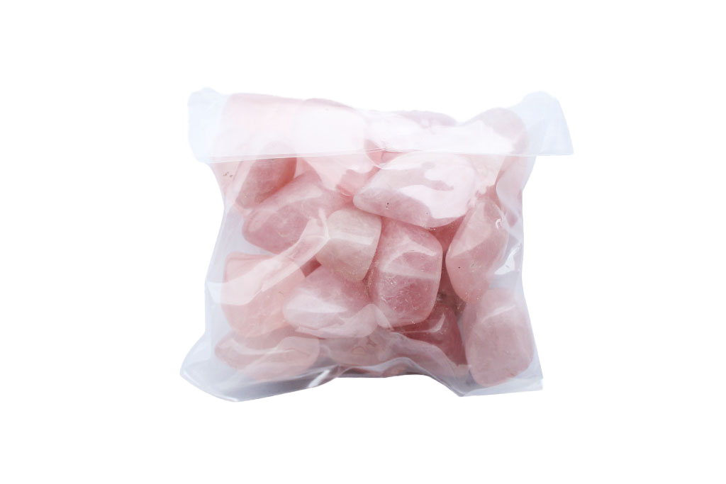 Rose Quartz Tumble Stones. 1 Kg Bag
