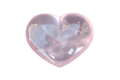 Star Rose Quartz Gemstone Heart Carvings - 2.5 in - Price per Piece