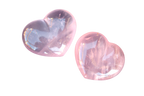 Star Quartz Gemstone Heart Carvings - 2 in - Price per Piece